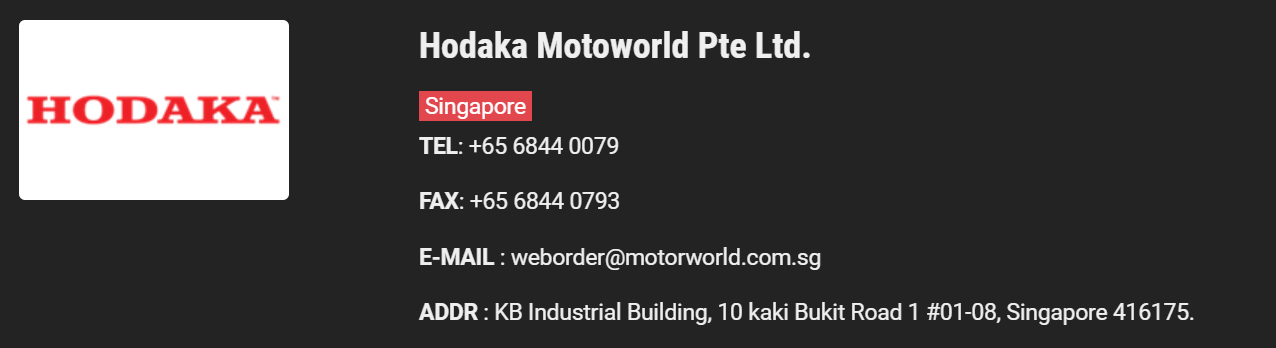 Hodaka Motoworld sên did chính hãng